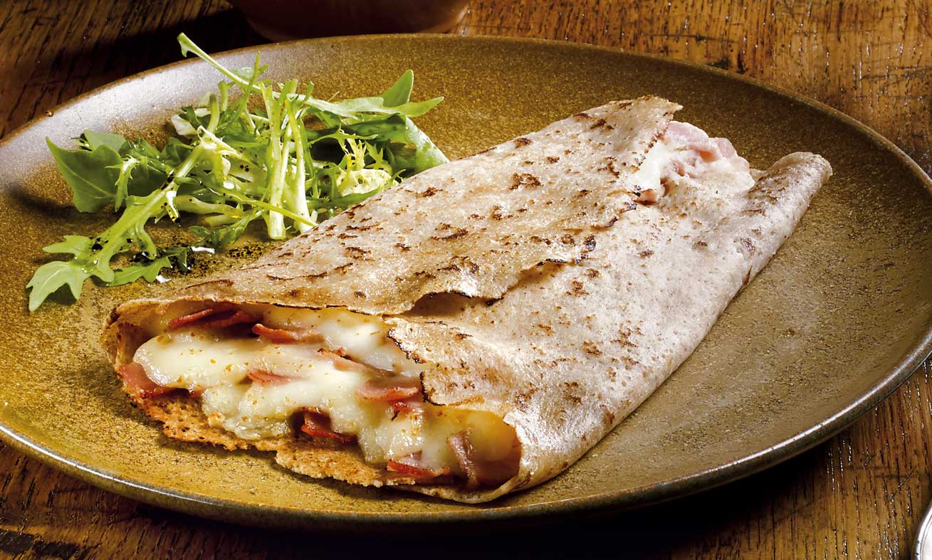 2 GALETTES JAMBON FROMAGE