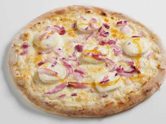 PIZZA BÛCHE DE CHÈVRE MIEL