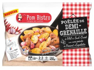 POELEE DE DEMI GRENAILLE A L’AIL DU SUD OUEST ET UNE POINTE DE PIMENT D’ESPELETTE