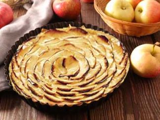 TARTE AUX POMMES DÉCOUPÉE 10 PARTS