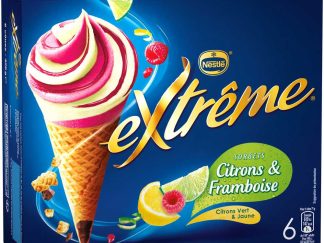 6 CONES EXTREME CITRON FRAMBOISE