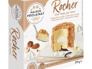 4 ROCHERS GLACES  VANILLE PRALINÉ Meringue