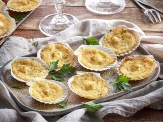 10 MINI COQUILLES SAINT-JACQUES SAUCE CITRONNÉEE